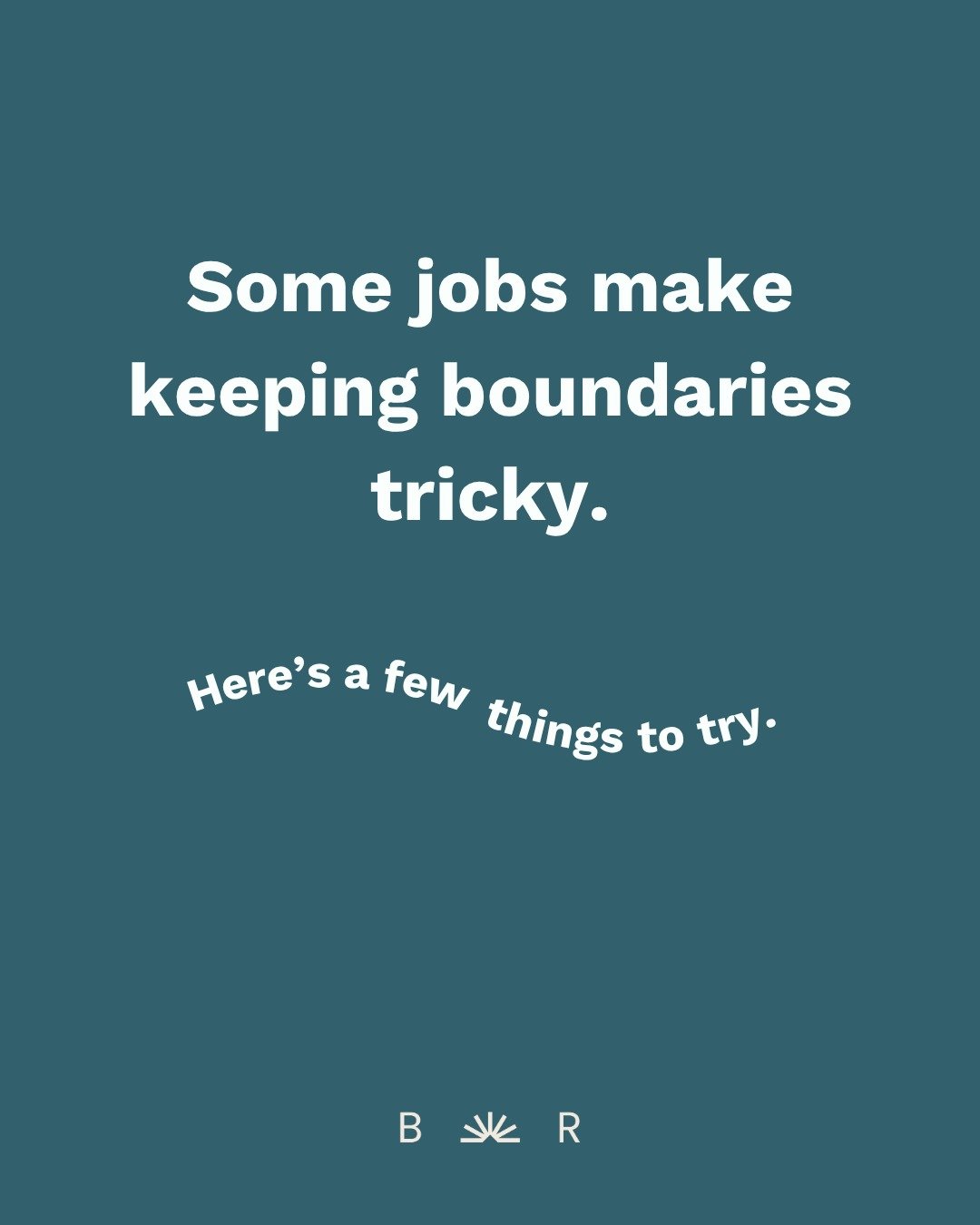 Some jobs make boundaries tricky: managers, founders, anyone client-facing.

You want to help and be seen as dependable, but when &ldquo;I&rsquo;ll just do it&rdquo; becomes your go-to response, exhaustion is just around the corner. 

It&rsquo;s esse