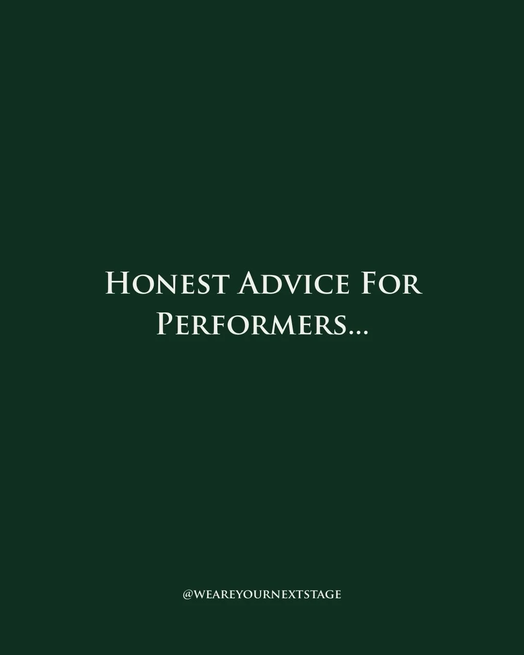 Talent might get you in the room, but your attitude decides how long you stay in it.

Being bookable is about more than turns, tricks and belting top notes.

It&rsquo;s how you show up.
How you treat people.
How you handle notes, pressure, rejection 