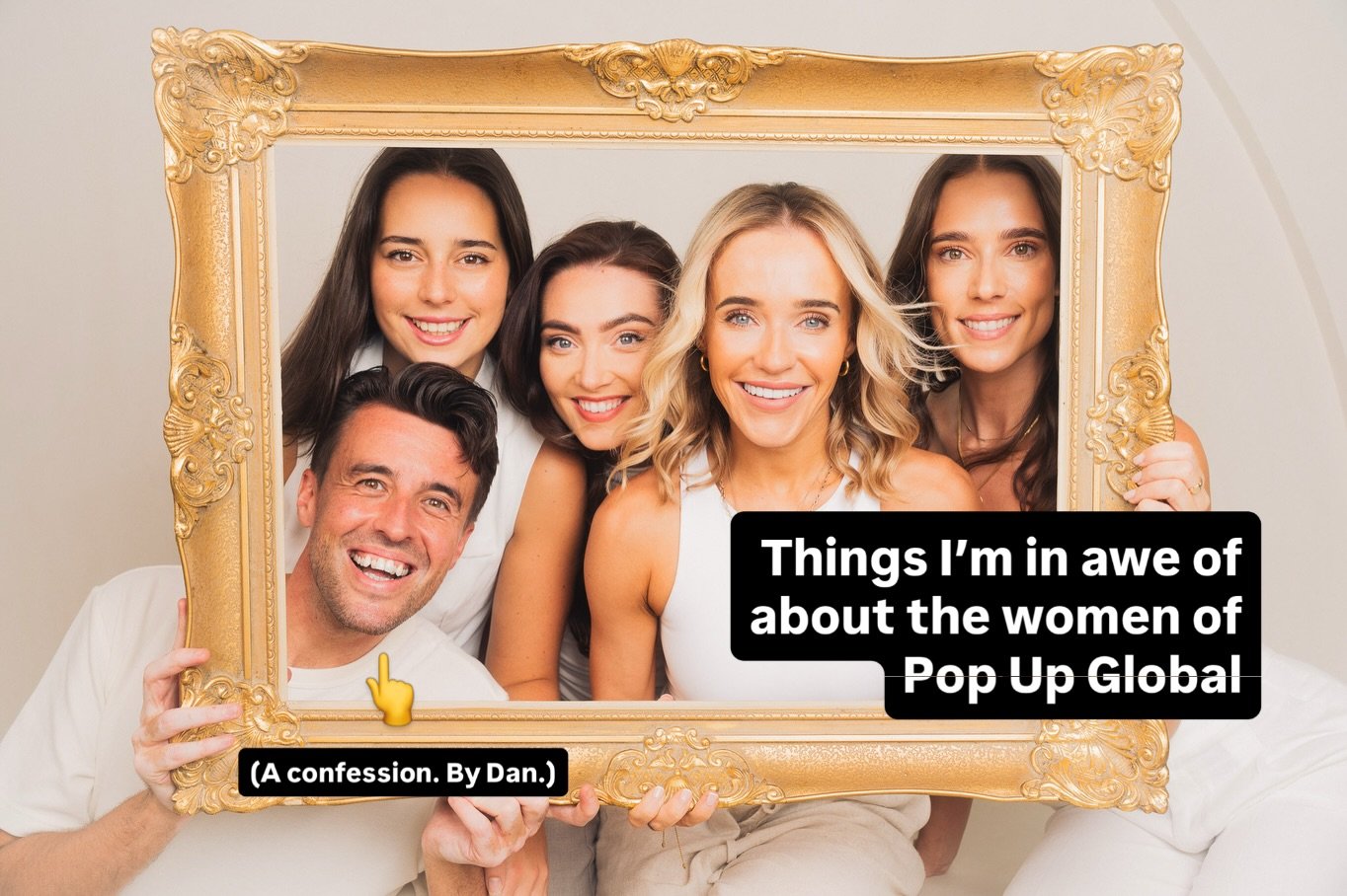 Happy international Women&rsquo;s Day
(written by and from Dan 🫶🏽)

I am one man surrounded by the most talented and strongest women, not just in live entertainment, but in the world.

Most days they forget I&rsquo;m not one of the gals 💅. Today I