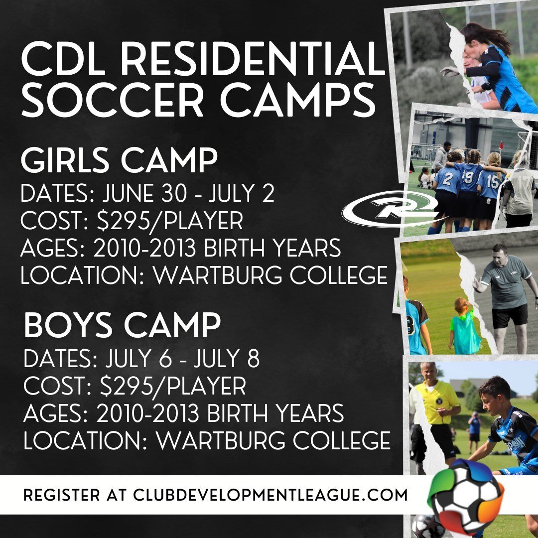 Playing outside is great, but you know what makes it even better? Summer weather! 

We&rsquo;re looking forward to all of the summer camp fun  at the inaugural CDL Residential Soccer Camp &amp; we hope you&rsquo;ll join us there. Register today by cl
