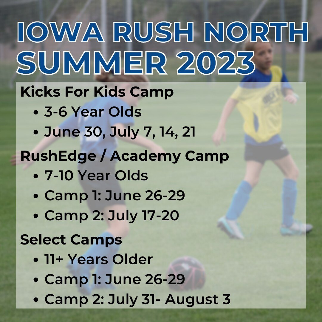 Some pleasant spring weather has us looking forward to more sunny days ahead &amp; with a full line-up of summer camps for players of all ages &amp; abilities, we hope to see you all there!

Learn more &amp; register today by clicking the link in our