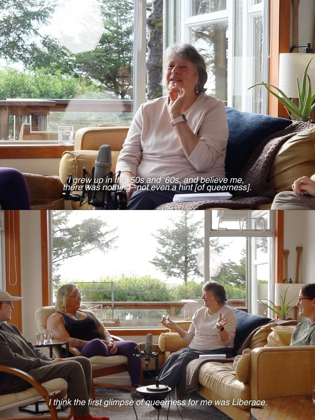 Oh boy, grab a tissue box and join Sandi, Nicki, Jayda, and Francis as they share their inspiring and varying stories of growing up as queer folks throughout multiple generations.&nbsp;

Swipe to get a sneak peak at their first exposure to queerness 