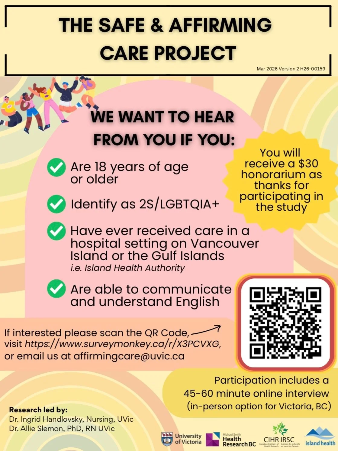 🌈 Queer &amp; Trans Healthcare Research in BC- Looking for Rural &amp; Island Voices 🌈

A lot of healthcare research about 2S/LGBTQIA+ communities in BC ends up centered around Victoria and Vancouver,  but we know queer and trans folks living in ru