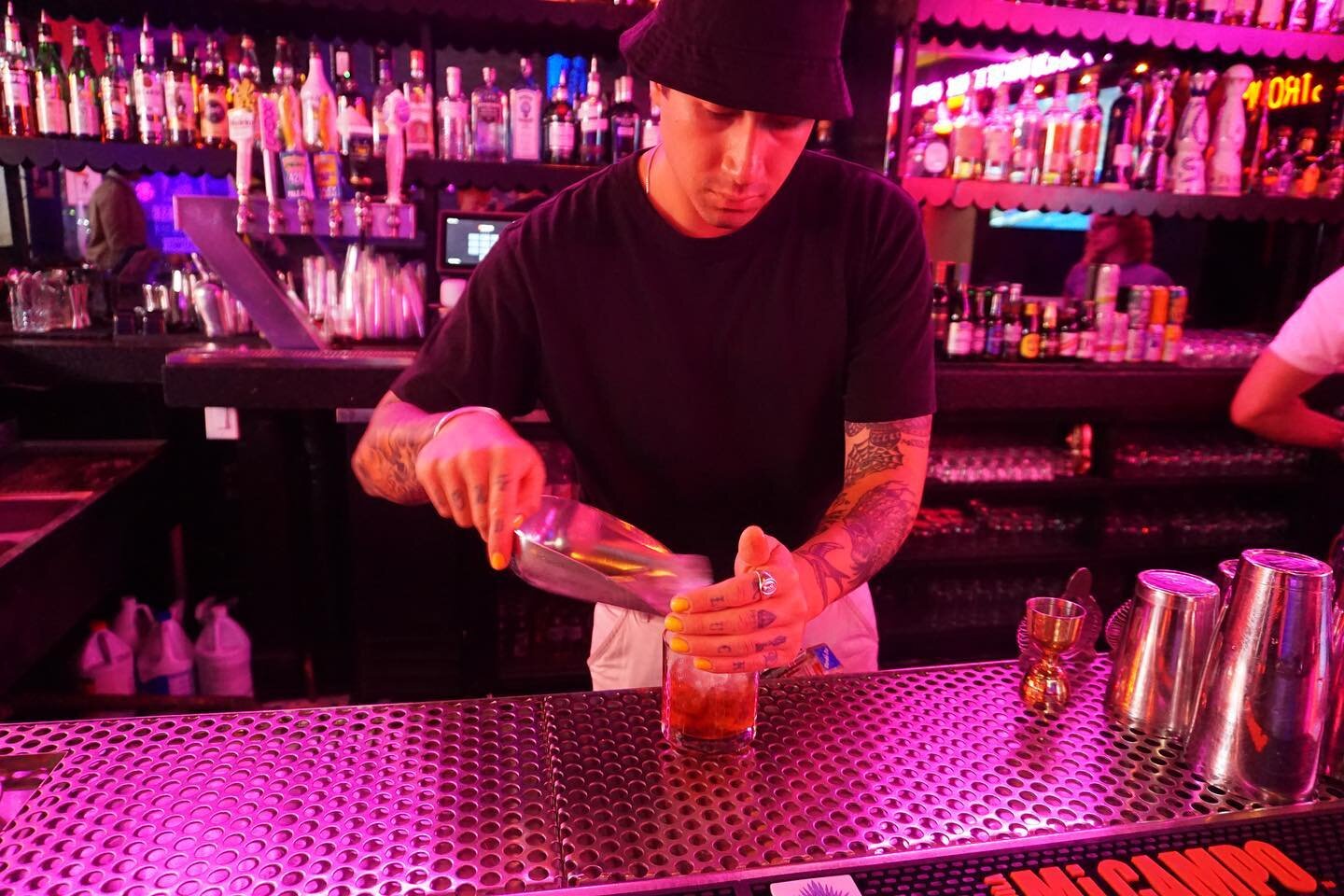 There&rsquo;s always a spot open for you at the bar! Our bartender Ed is ready to treat you to a cocktail or two&hellip; or 10?!

#bar #dowtownla #nightlife #nightcap #coctails #bartender #dtla #historiccore #mondayfunday