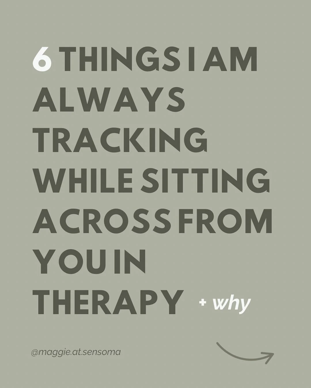 The base of somatic &amp; attachment therapy is: TRACKING. If you&rsquo;re curious to learn more, check out my SE highlight on my page! 💕

💭what&rsquo;s it like for you to be seen?

#somatictherapy #somatictherapytraining #attachmenttherapy #relati