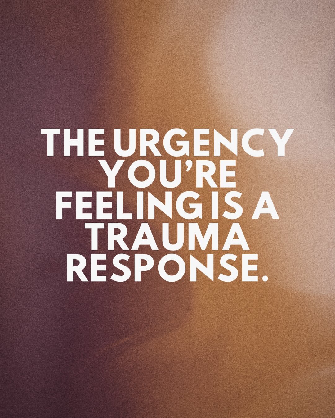 You can&rsquo;t fight fire with fire babe. 
Similarly, you don&rsquo;t heal a nervous system stuck in flight by doing more therapies. Or by finding better strategies. Or different protocols. 

A nervous system stuck in flight is asking for more of on
