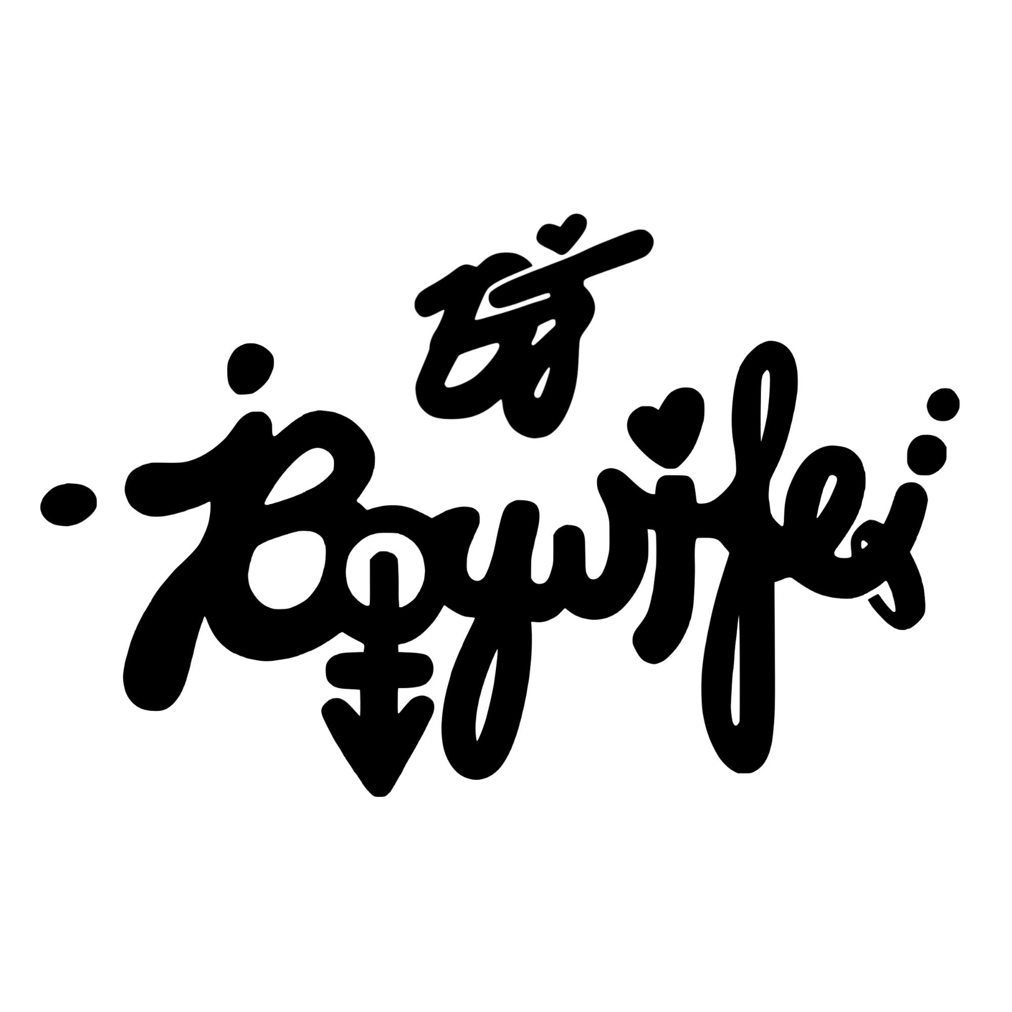 "DJ Boywife Logo", Digital, 2026