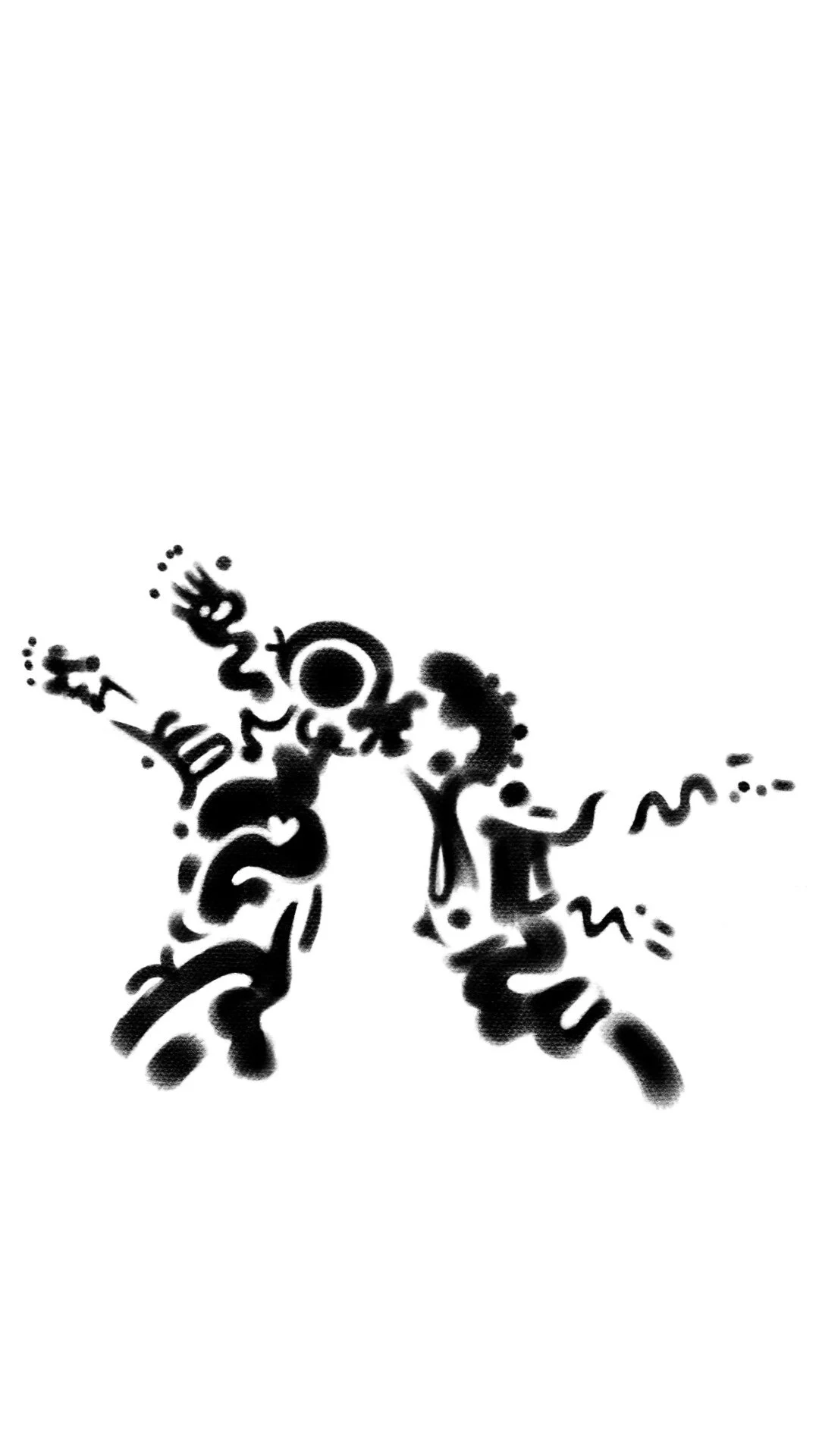 "Kisses Make Me Fly", Digital Illustration, 2026