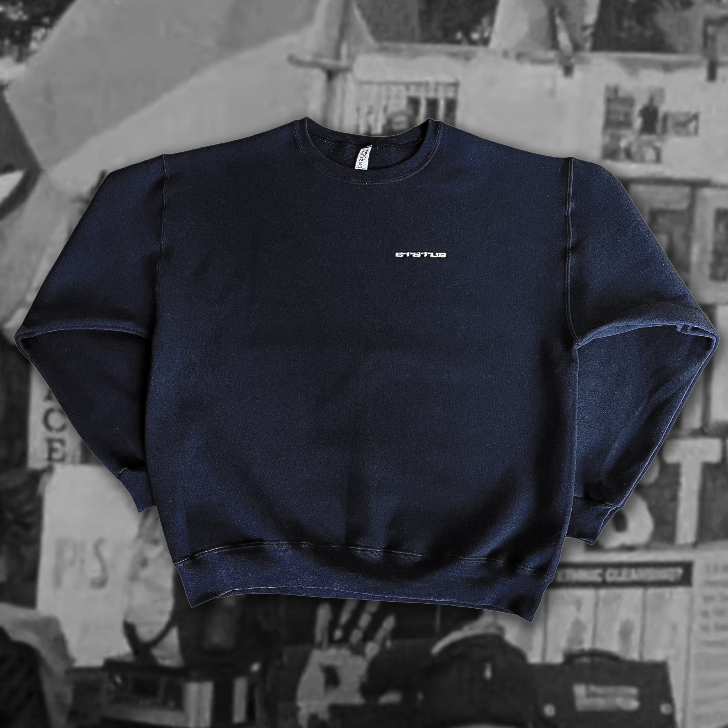 Blockprint Crewneck