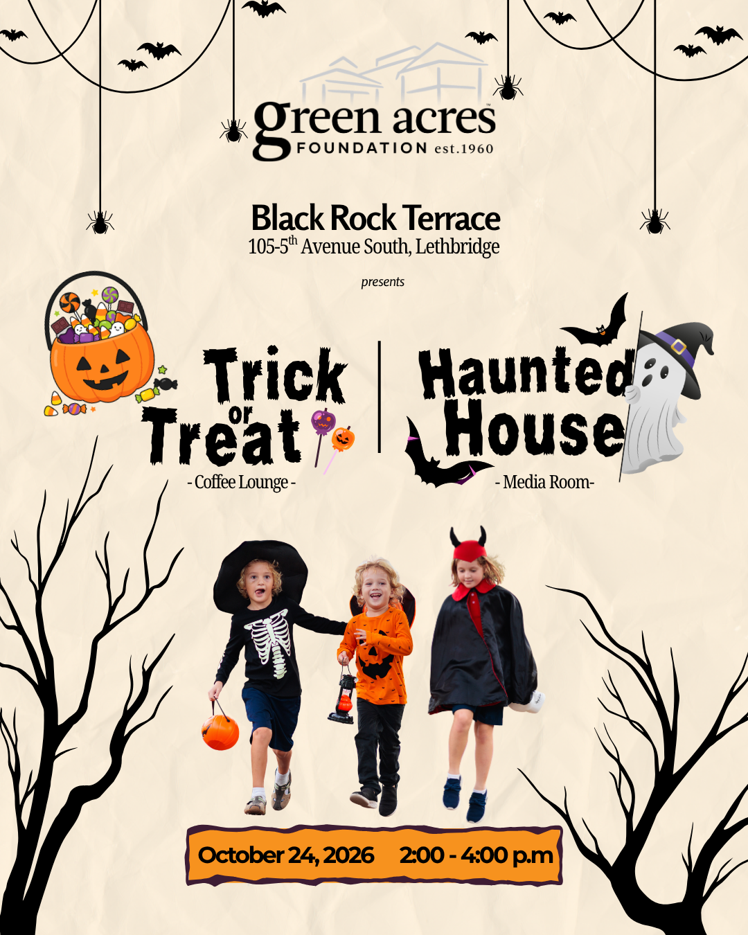 Halloween Trick or Treat & Haunted House