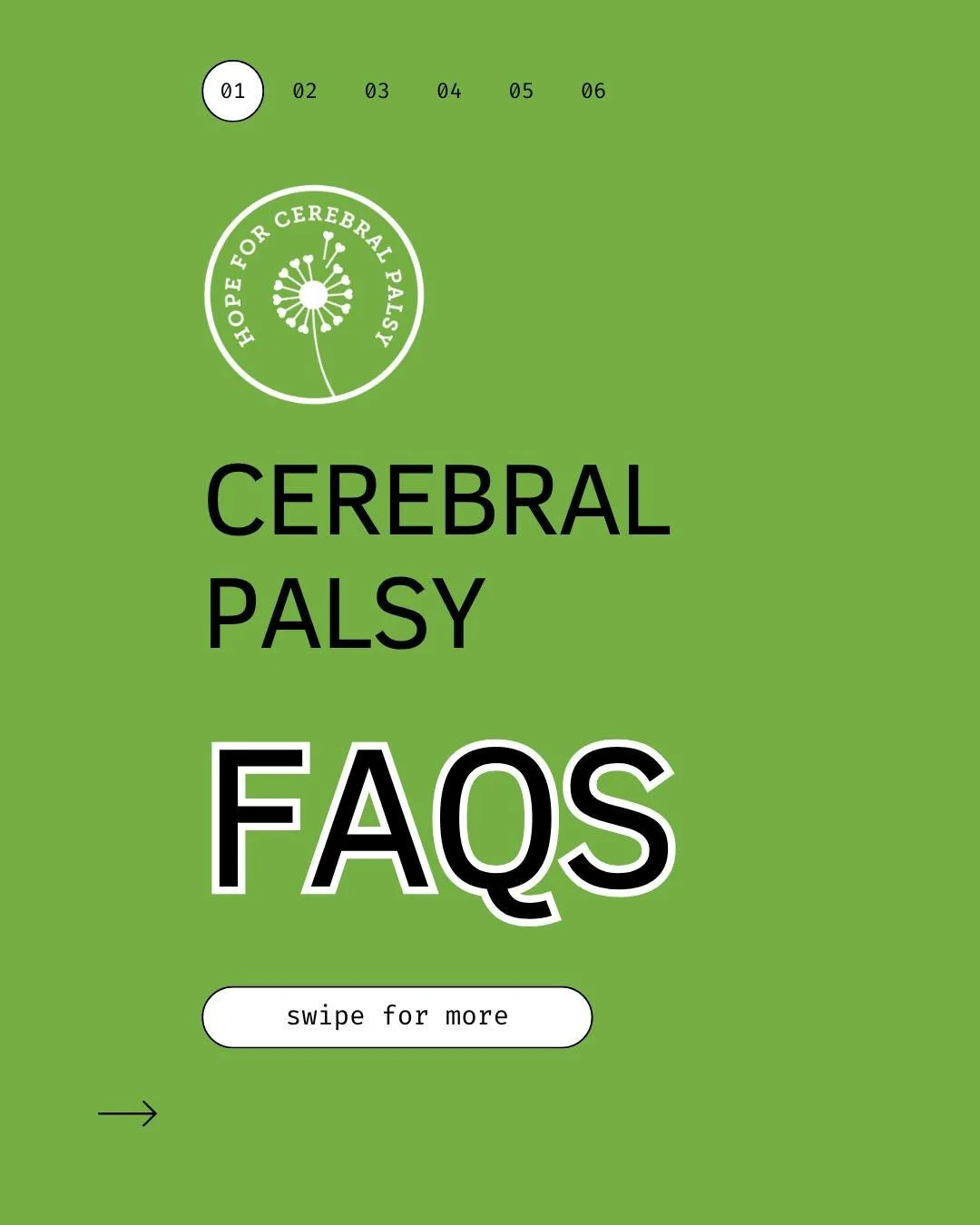 Got questions about Cerebral Palsy? 💚
Swipe through for answers to some of the most common FAQs.
And remember — CP doesn’t define a child. With the right support, every warrior is #MadeToMove.
#CerebralPalsyAwareness #MadeToMove #CPWa