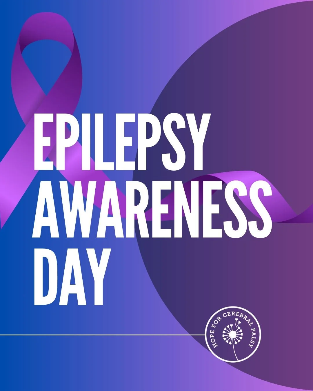 💜 Purple Day reminds us that many of our CP warriors face more than one challenge.

Up to 50% of children with cerebral palsy may also live with epilepsy, often experiencing their first seizure in early childhood.
Awareness leads to understanding.

