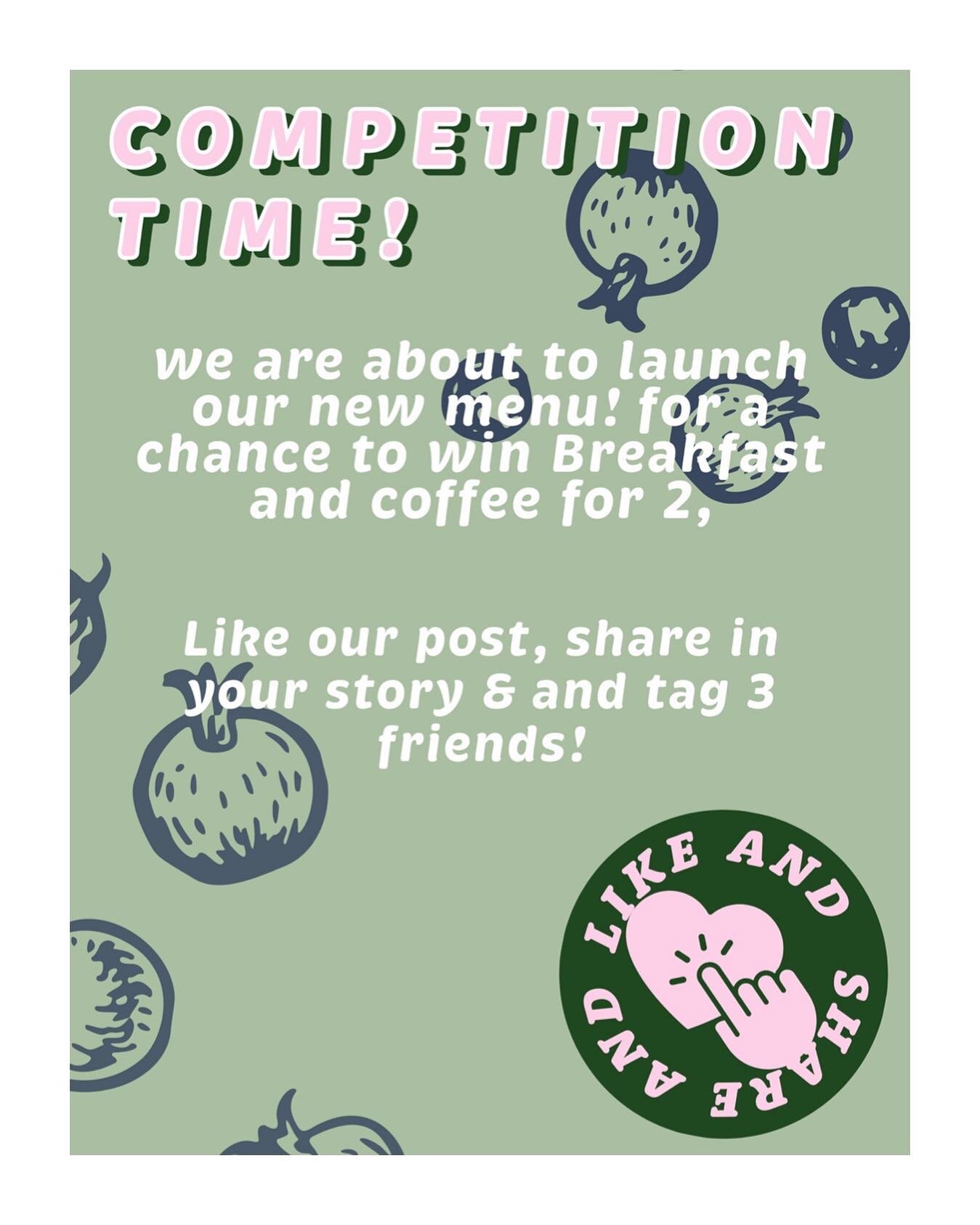 Like, share and tag 3 friends for a chance to win breakfast and coffee for 2! Winner will be announced 10th June! 

#giveaway #competition #win #giveawayalert #giveaways #giveawaytime #free
#instagiveaway #freegiveaway #newgiveaway #epicgiveaway #bri