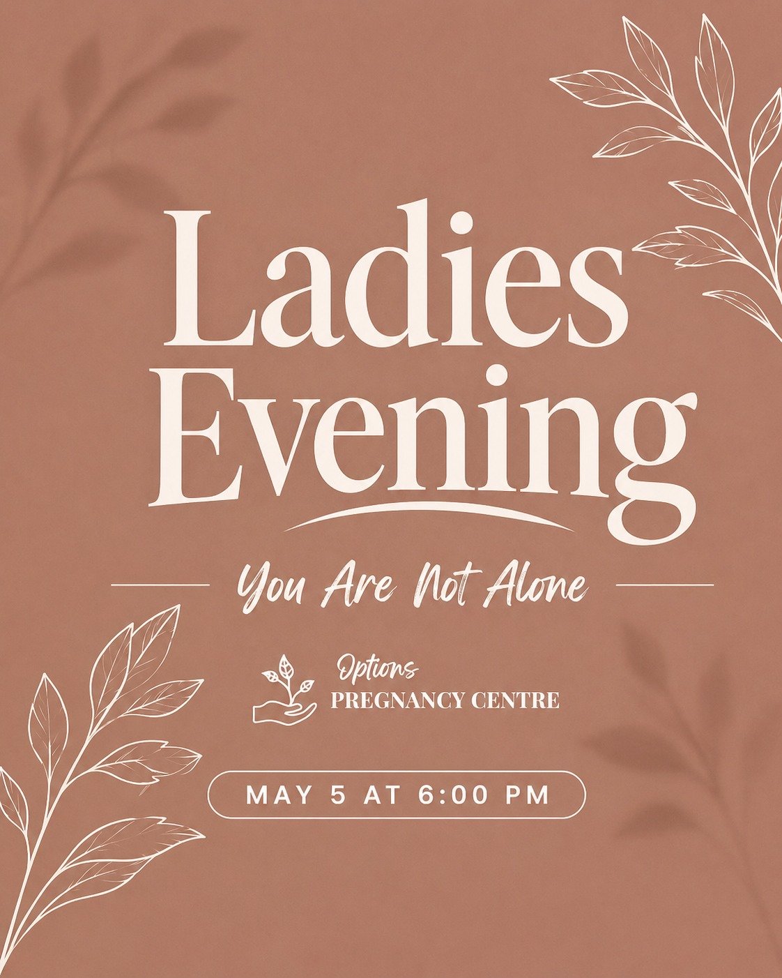Join us for a Ladies Evening tomorrow, May 5th at 6:00pm! This will be a special evening together. We&rsquo;ll gather for a taco supper 🌮, sweet fellowship, and a meaningful time of prayer.

During the evening, we&rsquo;ll:
&bull; Pray over Mother&r
