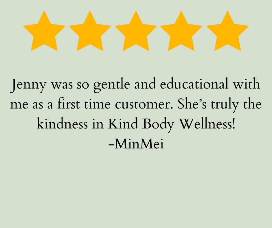 Jenny does amazing work. Her technique is targeted and her touch is truely healing. She was able to locate problem areas quickly and bring great relief to painful areas. Highly recommend a visit t (3).png