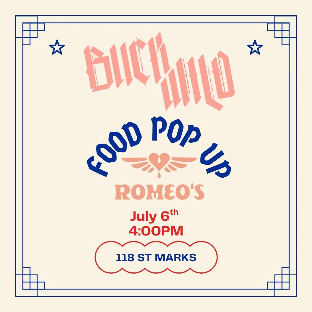 Grillin n chillin szn!!! Super excited to be at @romeosnyc this Sunday! I&rsquo;m bringing back some cult favorites, kimchi pimento cheese fried wontons, SLT (thank god for heirloom tomato season) and chorizo doggy!! and of course a new tiramisu. Wil