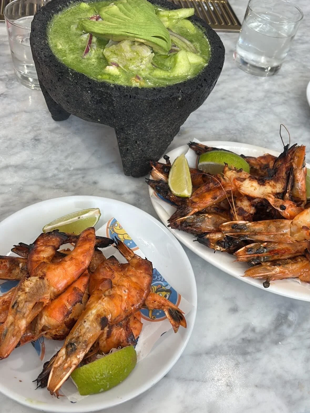 Some of the best things I&rsquo;ve ate or cooked recently!!

1. @mariscoselsubmarino the grilled shrimp forever 
2. My leftover msg Szechuan peppercorn fried fish and Thai basil tartar turned into fish tacos 
3. The bomb from @salkrisandcharlies than