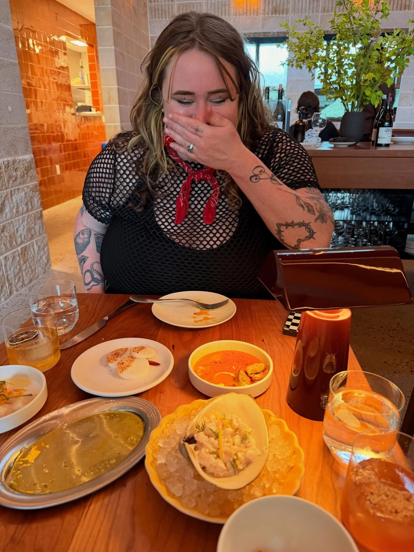 Seafood hates to see me coming.