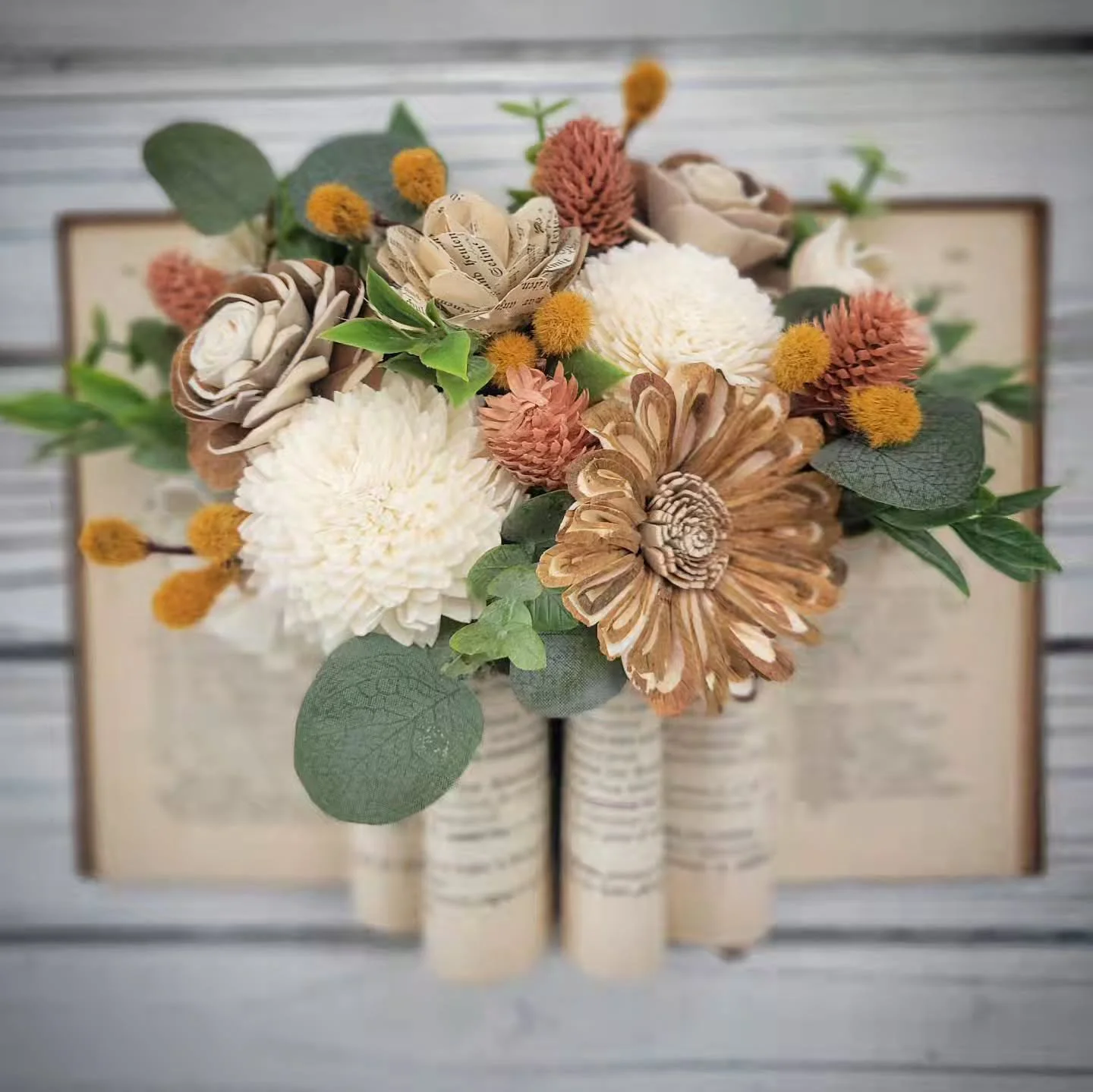 Happy first day of fall! This evening I'm working on a bunch of brand new book vases for my next show, the Twisted Wilderfest THIS SATURDAY, September 27, at Southgate Park in Green from 10-5.

These typically go fast at shows, so come early for the 