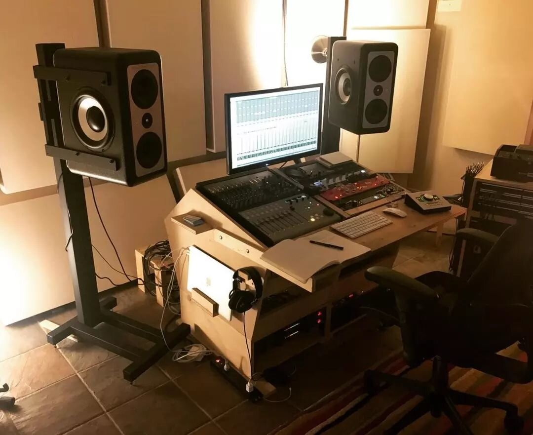 We love it when our customers share their excitement about new Sound Anchors products! Stands shown here are our Studio Ddjustable Monitor Stands also known as ADJ2

Repost from @arecordingstudio
&quot;Finally picked op some sound anchors for my Micr