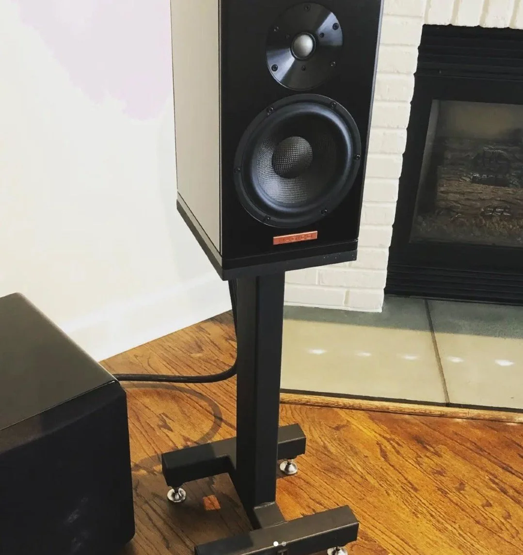 These stands are a custom build for a pair of @magico_llc A1 speakers. Sound Anchors products are purchased &quot;factory direct&quot; by submitting a request. Go to our website. clcik on HOW TO BUY and fill in your information in the form, and we wi
