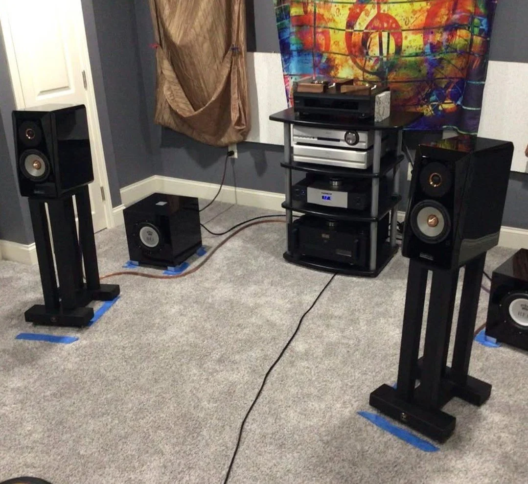 From happy customer @lisa10blessed &quot;Loving my Sound Anchors Stands! My Pulsars seem to be enjoying them too! Thank you Sound Anchors for making an outstanding speaker stand!&quot; 

#soundanchors #speakerstand #speakersoundquality #improvespeake