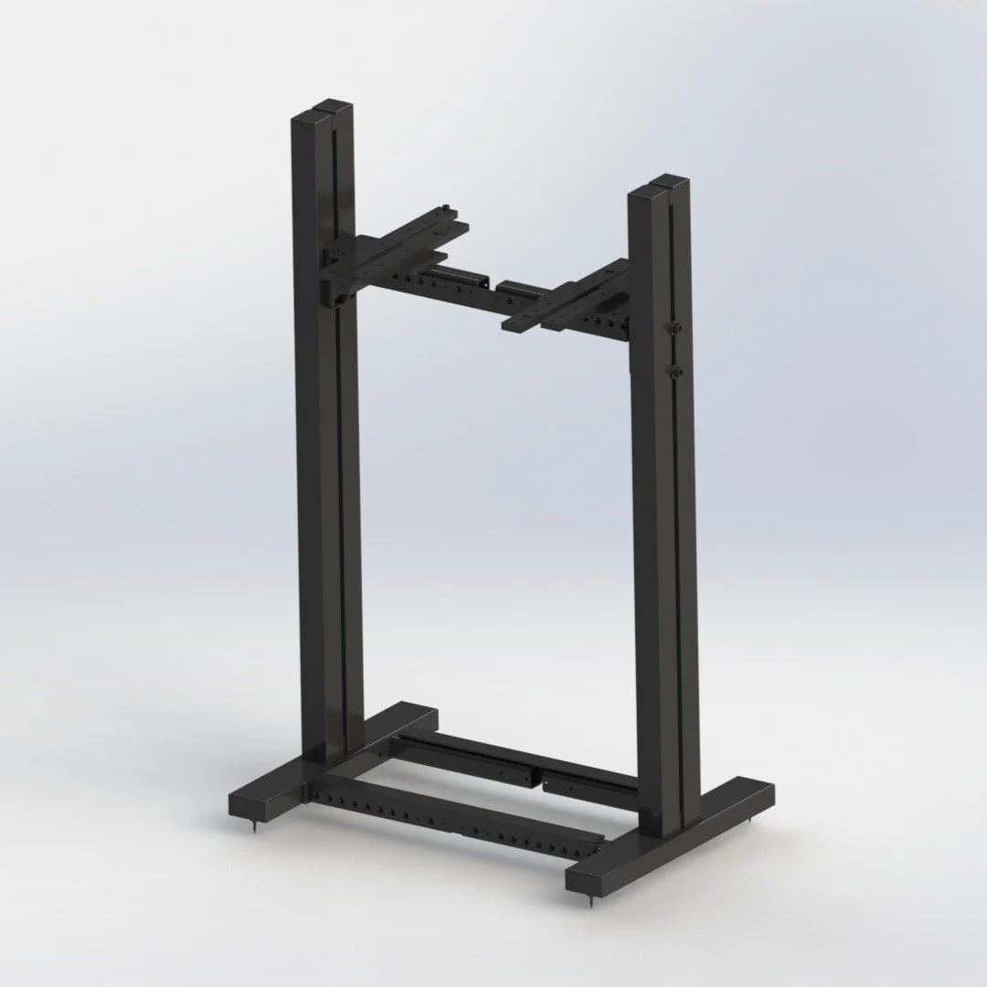 The Studio Pro Monitor Stand, Built to Adapt.
The Sound Anchor Studio Pro combines legendary stability and isolation with adjustable width, height, and depth for a perfect fit across any large-format monitor setup.
Crafted from heavy-gauge steel an