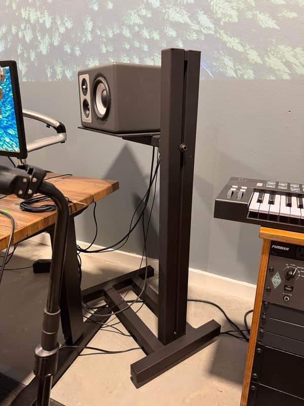 Sometimes the biggest upgrade isn&rsquo;t your speakers, it&rsquo;s what they&rsquo;re sitting on.

Our ADJ2 stands are designed to bring out the best in your monitors, and as one user put it, they "make their speakers sound amazing".

That
