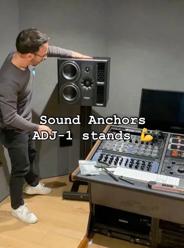 Thank you @roomsonics for the mention in a recent post about the new studio build by @audioschemes!

We're proud to be part of this build with our ADJ-1 stands, helping create a foundation for a listening environment where precision and performance m