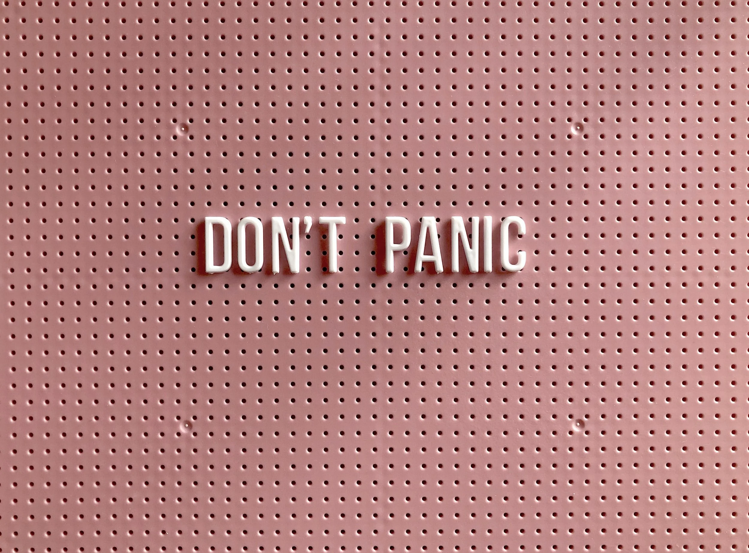 Anxious because your anxiety is gone?