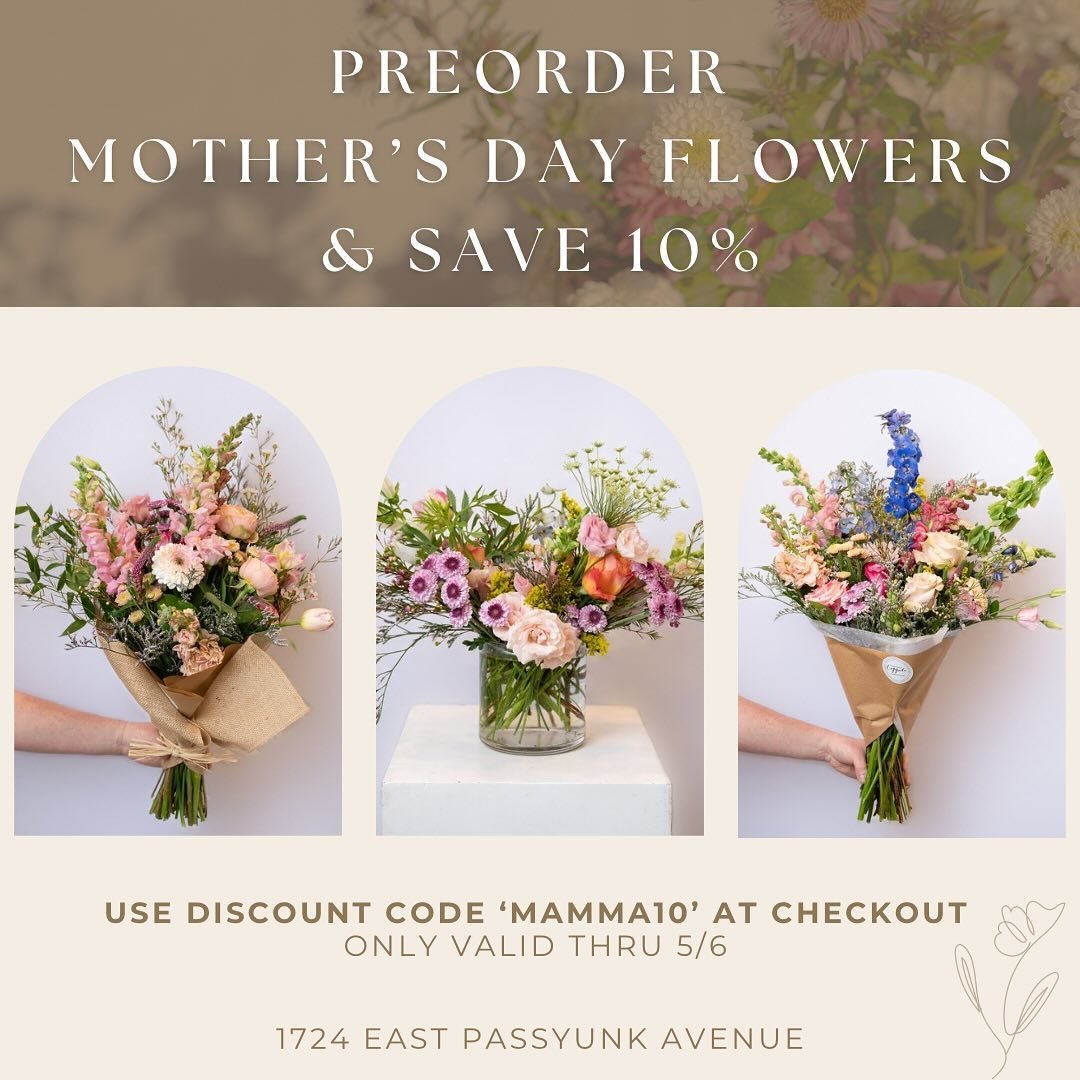 🌷❕time is running out! preorder flowers and save❕🌷