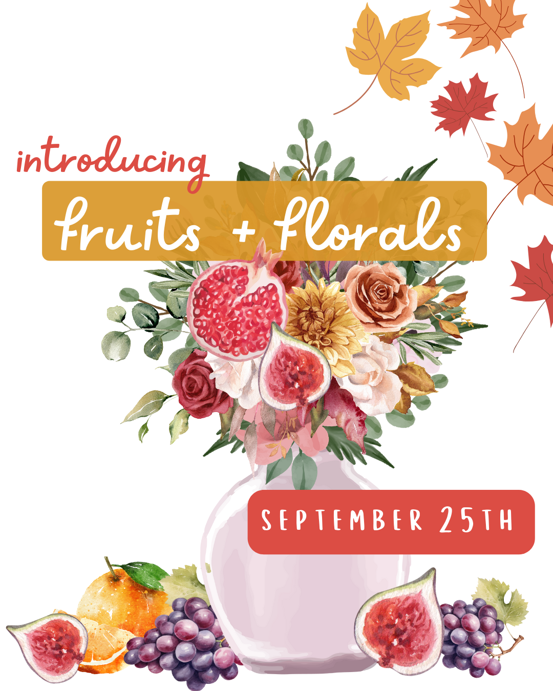 Fruits & Florals: A Fall Workshop in South Philly 🍂🌿✨
