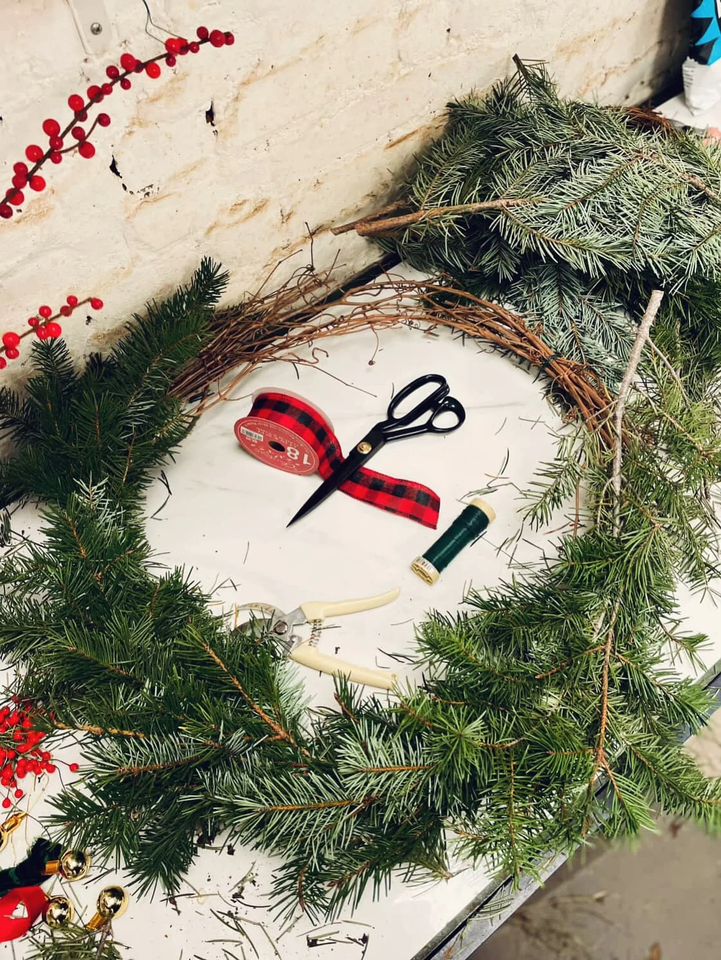 Lots of holiday magic happening in the studio ✨🎁
All these goodies will be available at our Holiday Pop-Up &mdash; stay tuned tomorrow for opening day details! 🎄