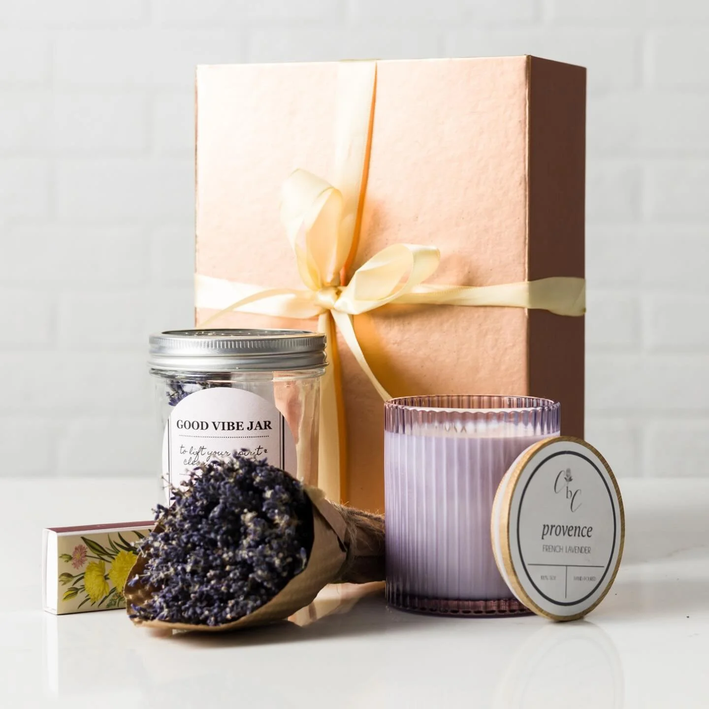 Nothing like a French lavender gift box to brighten up these freezing winter days! Available on our website for pick up and delivery! 💜🪻
