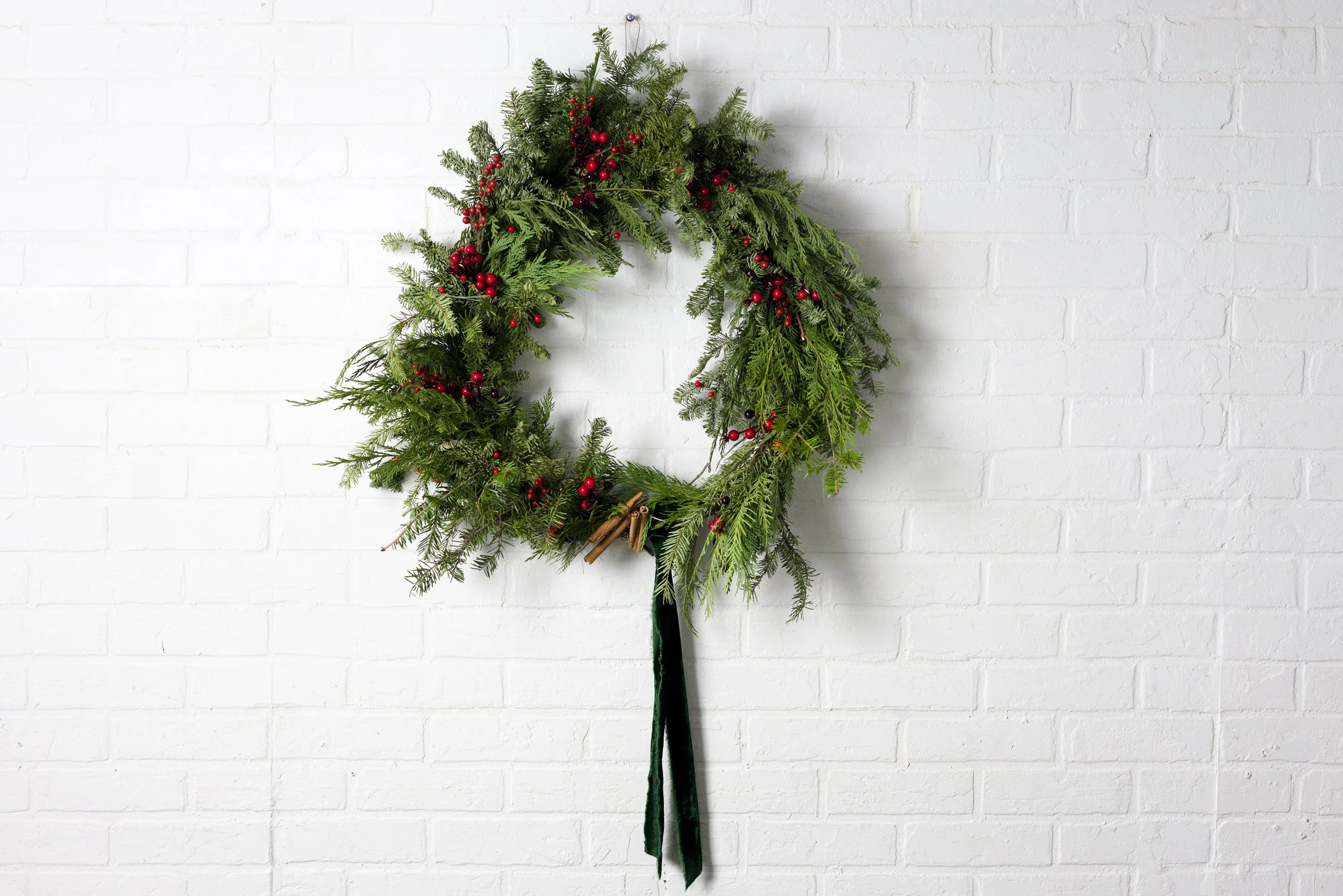 holiday Christmas festive wreath