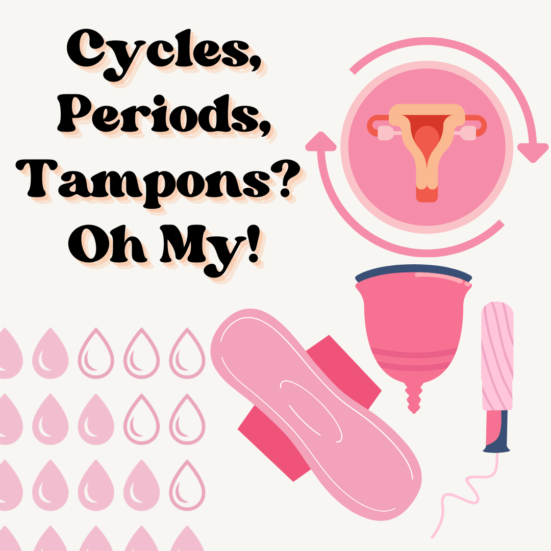 Cycles, periods, tampons? Oh my!