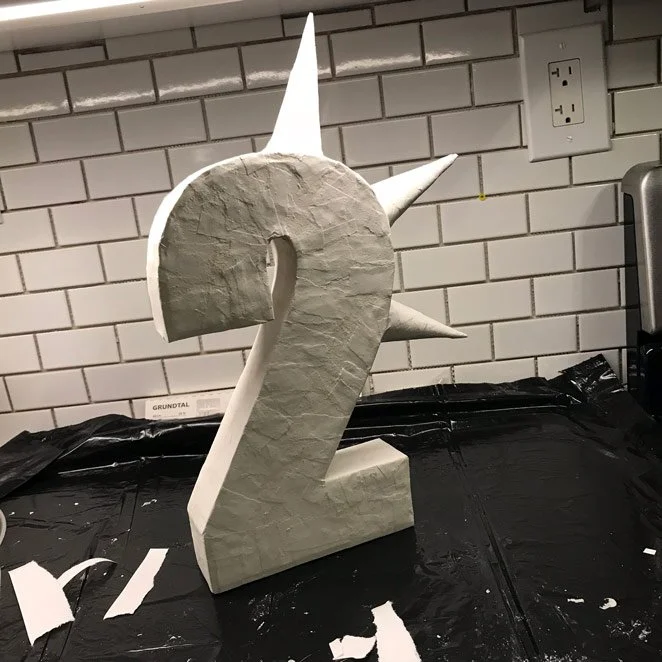 Paper Mache Dinosaur Two by EAlexDesigns