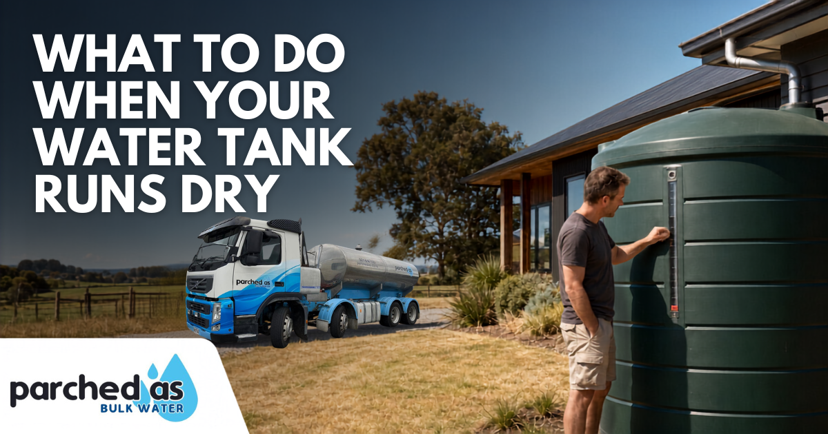 What to Do When Your Water Tank Runs Dry