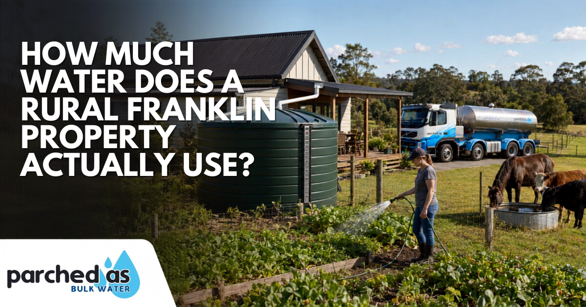 How Much Water Does a Rural Franklin Property Actually Use?
