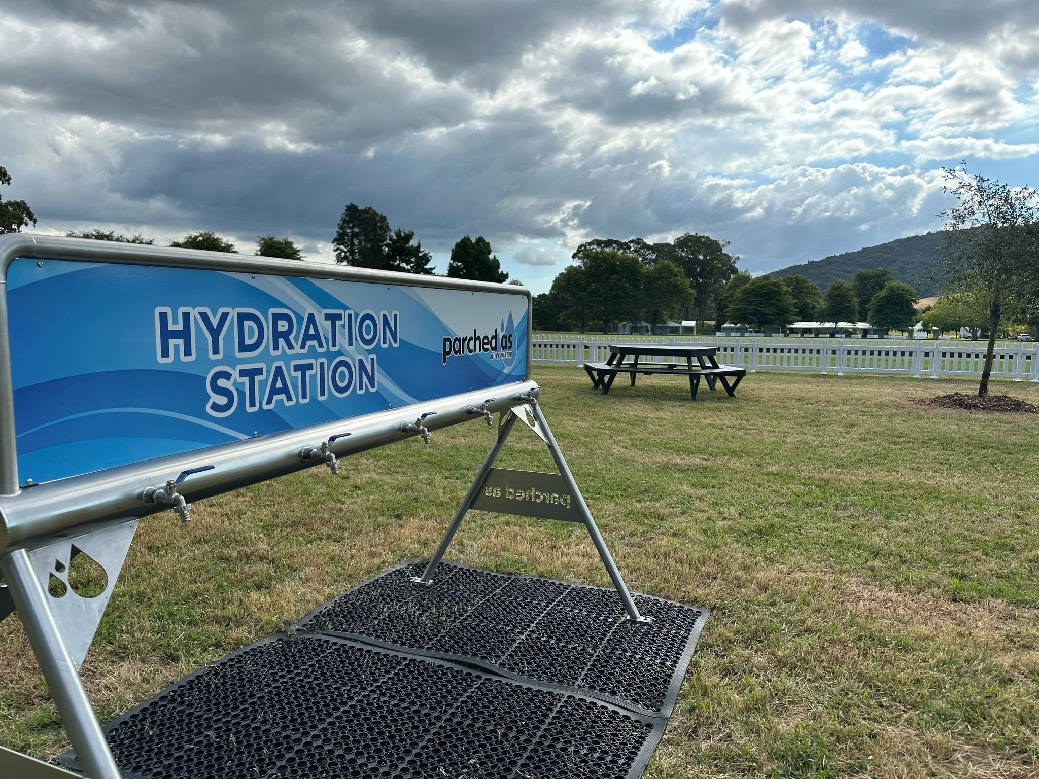 Parched As Event Water Drinking Frame at polo grounds