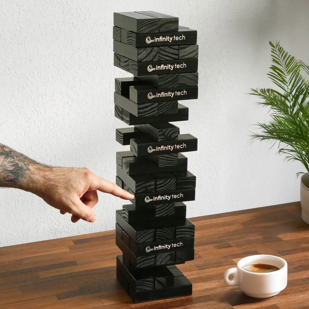 jinga tower custom printed game