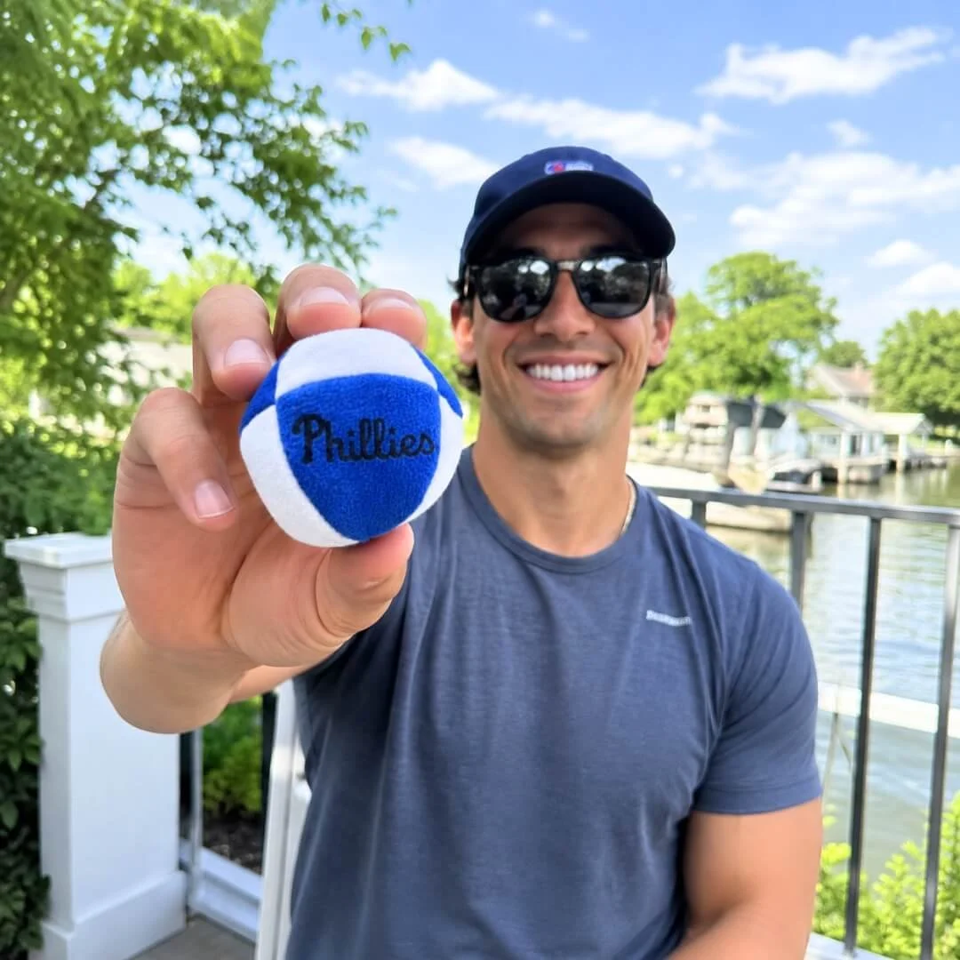 custom logo'd hacky sacks