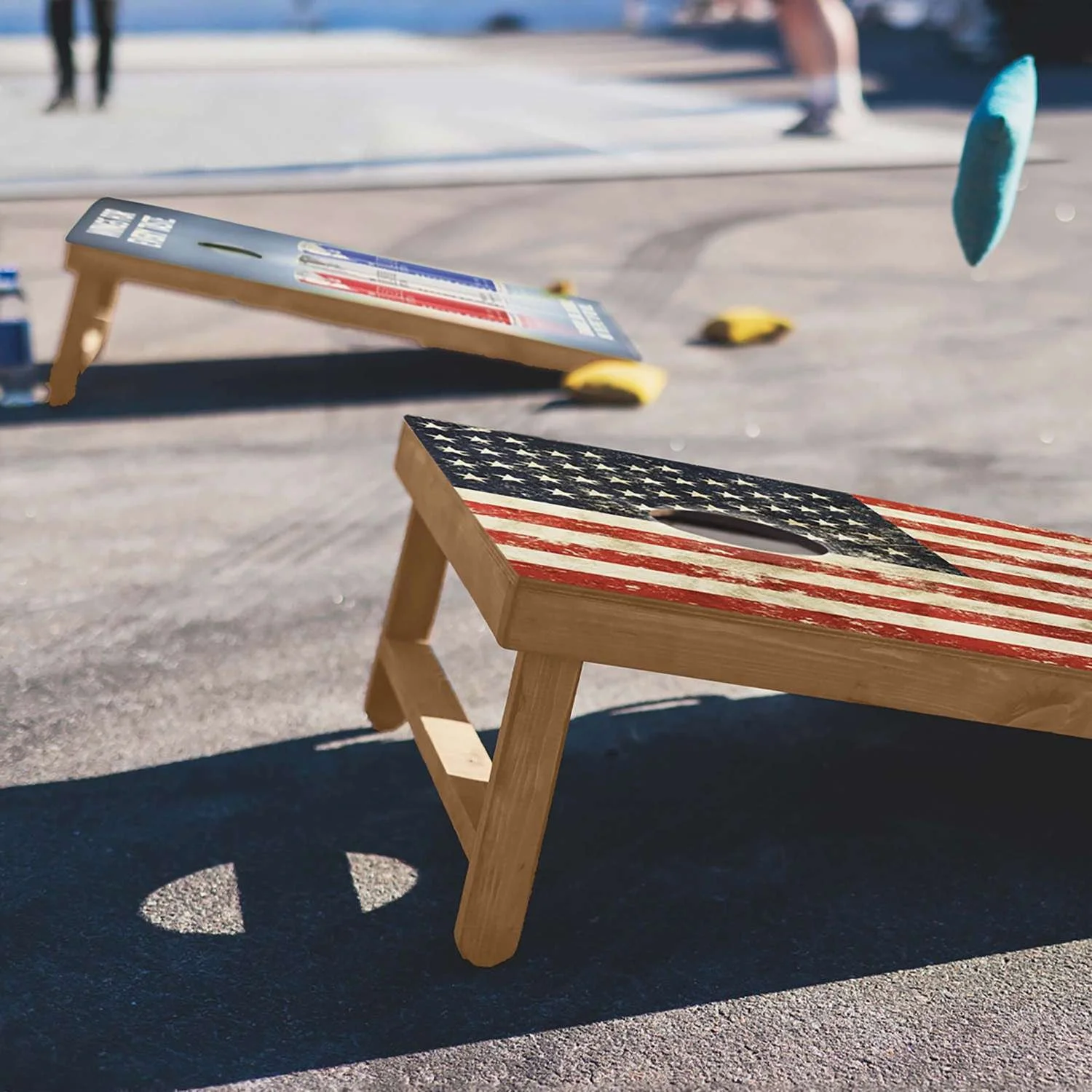 custom printed corn hole boards sets