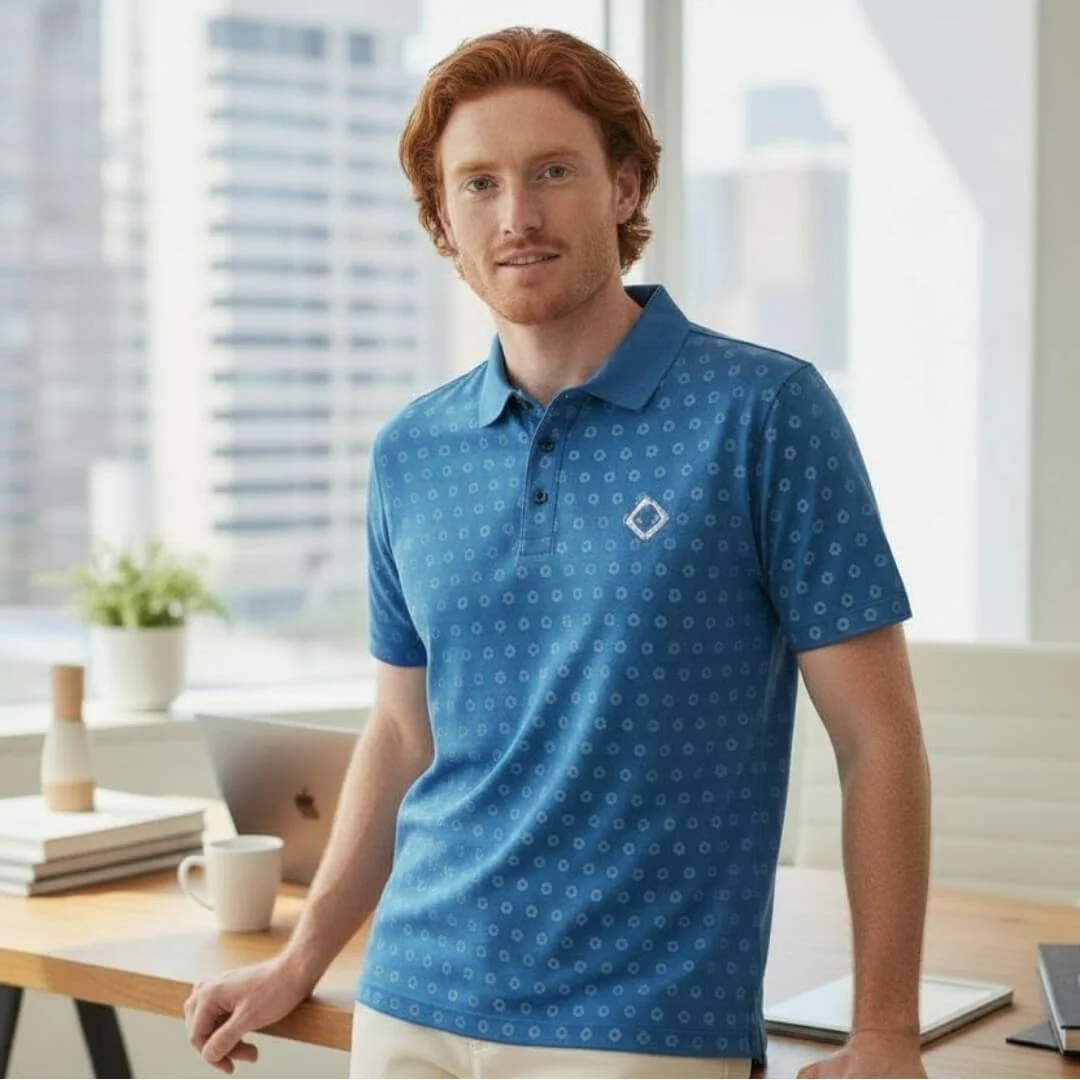 All-Over Printed Polos