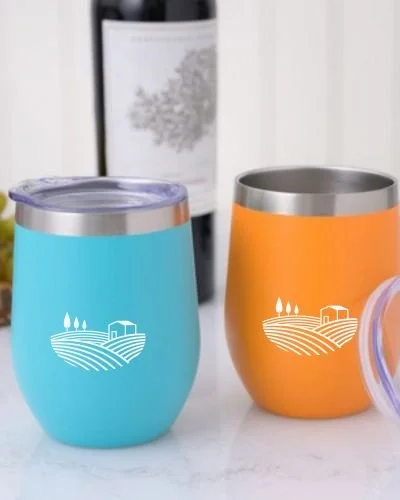winery stainless steel tumblers