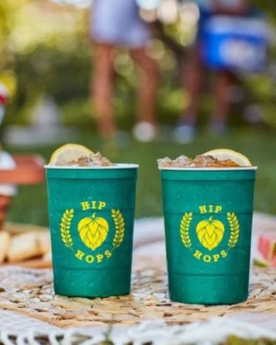 promotional stadium cups for brewery/winery/coffee shop