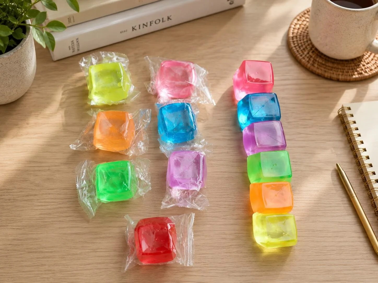 squishy cube variety of colors