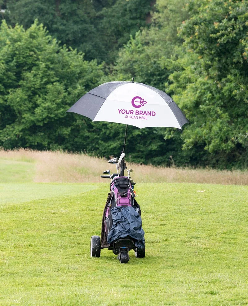 60" custom Arc golf umbrella