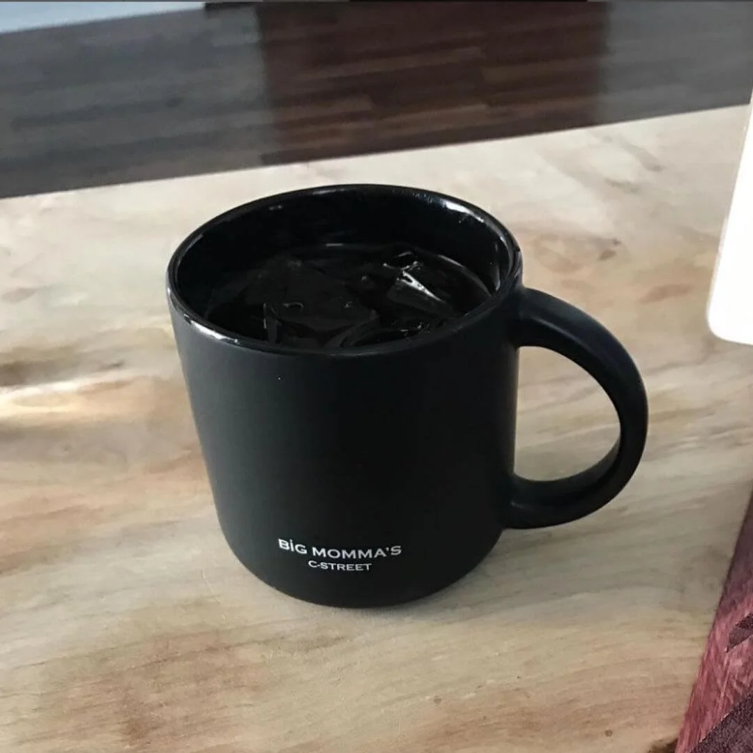 Minimalist Matte Black Coffee Mug
