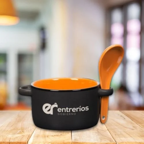Soup Mug and Spoon